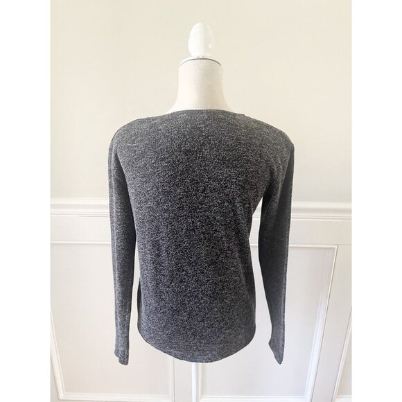 H&M Girls Grey "Shine Bright Like A Star" Long Sleeve Graphic Tee 12-14Y Stretch - Picture 3 of 4